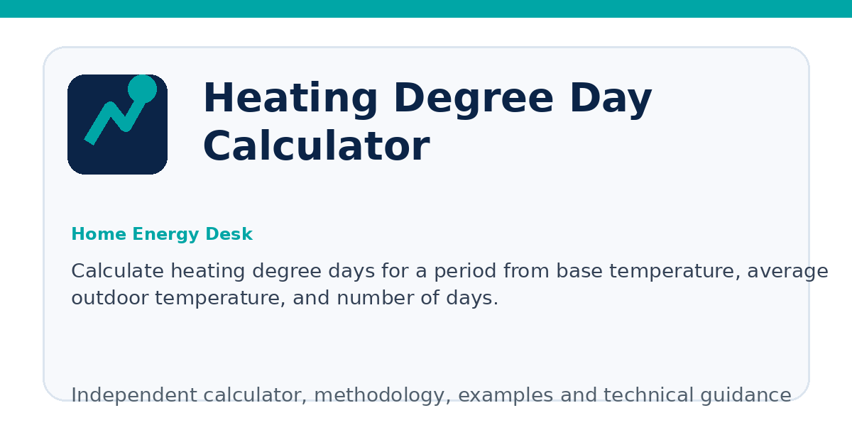 Heating Degree Day Calculator illustration
