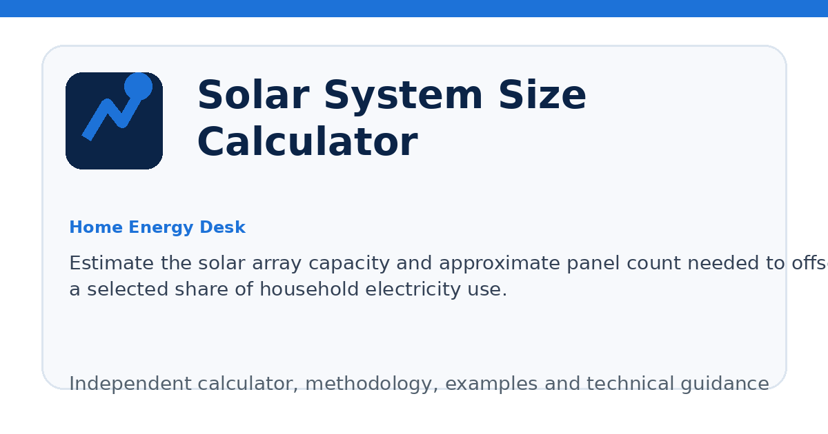 Solar System Size Calculator illustration